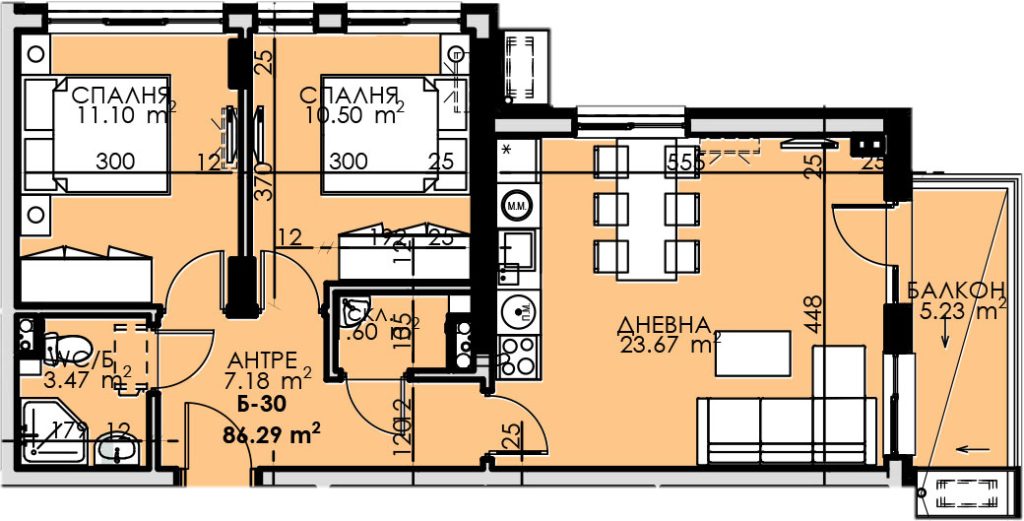 Апартамент Б-30